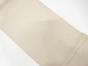 アンティーク　紗　草花模様織り出し袋帯（材料）